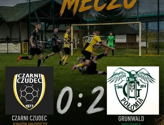 Czarni Czudec przegrywają derby z Grunwaldem Połomia 0:2