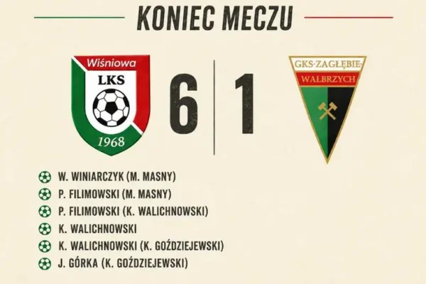 LKS 5:0 z Wałbrzychem! Trzy punkty zostają u siebie