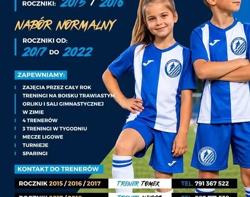 Naprzód Czyżowice prowadzi nabór do drużyn młodzieżowych