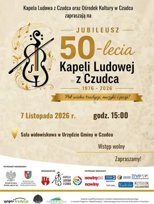 50-lecie Kapeli Ludowej z Czudca – wyjątkowy koncert jubileuszowy