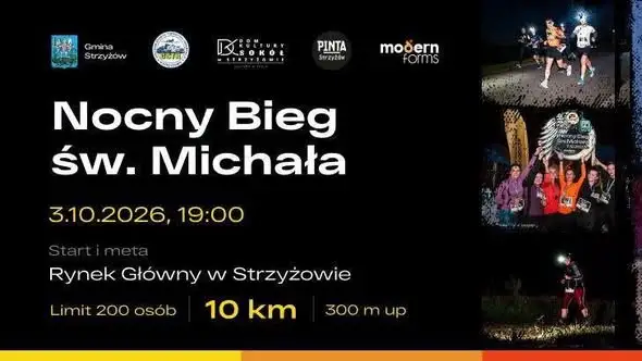 Nocny Bieg Św. Michała w Strzyżowie – utrudnienia w ruchu w sobotę 3 października