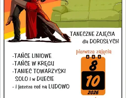 Nowe zajęcia taneczne dla dorosłych w Ośrodku Kultury w Wiśniowej
