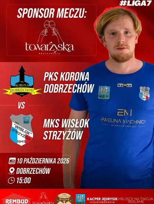 PKS Korona Dobrzechów kontra Wisłok Strzyżów – mecz z transmisją online i konkursem