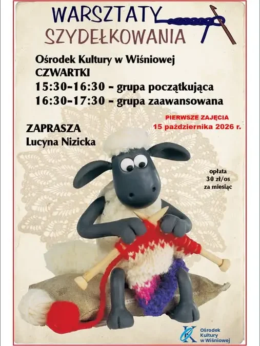 Warsztaty szydełkowania w Wiśniowej – ruszają już 15 października