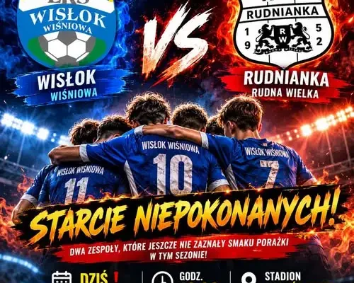 Hit jesieni w Wiśniowej: Wisłok kontra Rudnianka – starcie niepokonanych
