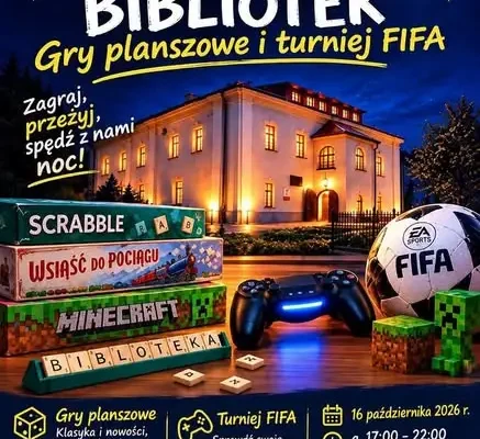 Weekend pełen atrakcji w Strzyżowie – od Nocy Bibliotek po teatr i mecz