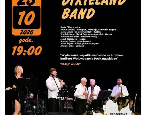 Slavia Dixieland Band zagra w Wiśniowej – wstęp wolny