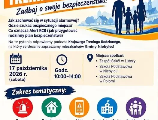 Krajowy Trening Rodzinny w Gminie Niebylec – wspólna nauka bezpieczeństwa