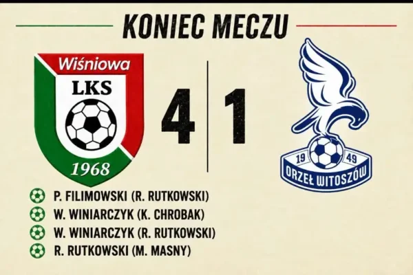 Pewna wygrana w meczu domowym z Orłem Witoszów