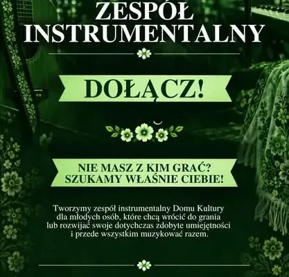 Dom Kultury „Sokół” w Strzyżowie zaprasza na zajęcia muzyczne – trwa nabór