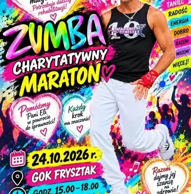 Charytatywny maraton zumby we Frysztaku – tańczymy dla Pani Eli