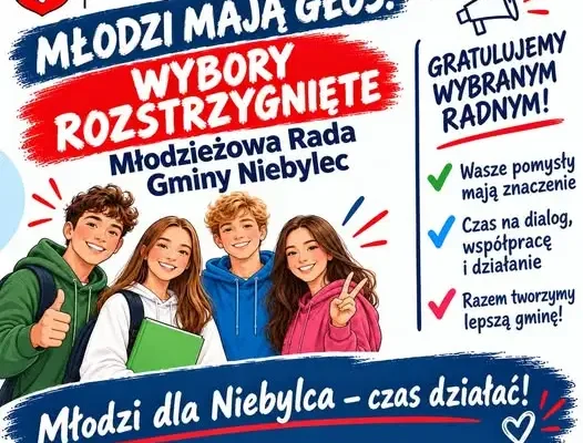 Młodzieżowa Rada Gminy Niebylec: obsadzono 12 z 16 mandatów