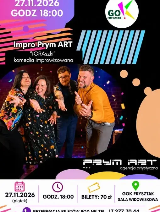 „iGRAszki” – improwizowana komedia na żywo we Frysztaku