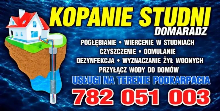 Studnie Tradycyjne Domaradz – sponsor klubu GKS Aramid Niebylec