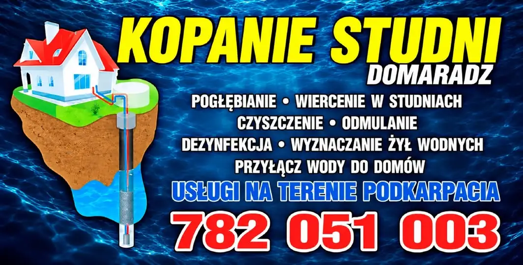 Studnie Tradycyjne Domaradz – sponsor klubu GKS Aramid Niebylec