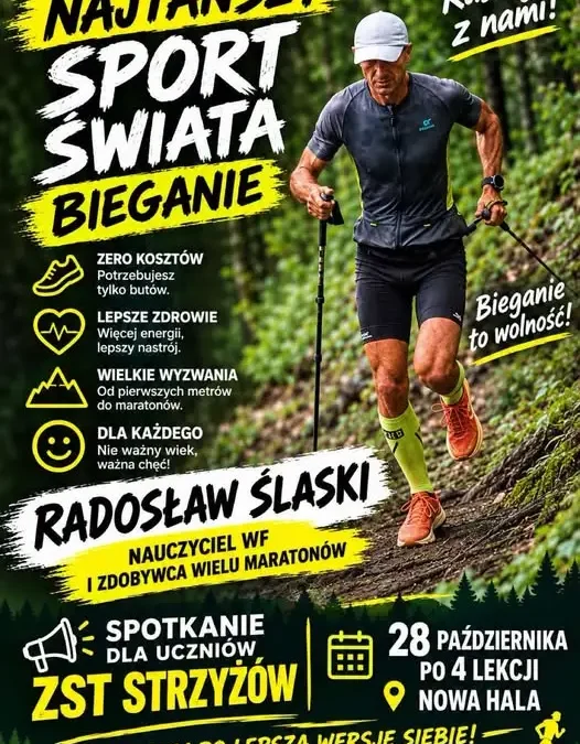 Biegowe wyzwanie w nowej hali ZST Strzyżów – już w środę